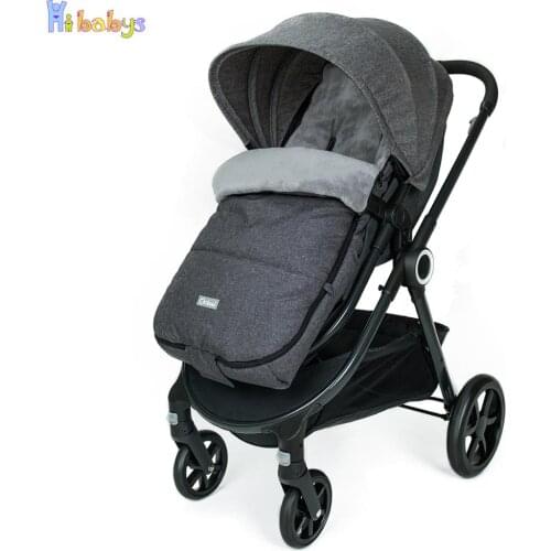 Infant Stroller Sleeping Bag Artificial Wool Extract Envelope For Baby Windproof Cocoon In The stroller Outdoor Sleeping Bag