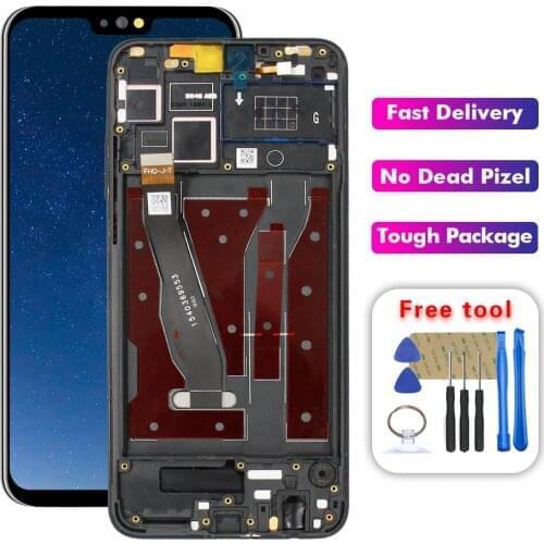 For 6.5" Huawei Honor 8X JSN-L21 JSN-L42 JSN-AL00 LCD Display Screen Touch Digitizer With Frame Assembly