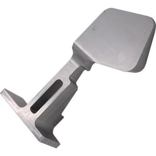 Custom natural anodized 6061 CNC milling machining parts