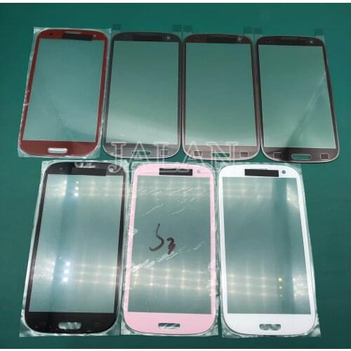 JALAN For Samsung S III S2/ S3 mini/ S3 Front Glass i9300 i8190 i9100 cracked glass replacement touch screen outer glass