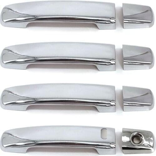 Car Outer Door Handle Cover bowl modified door handle bright strip door guard bowl decoration sticker for nissan Qashqai 2008-15