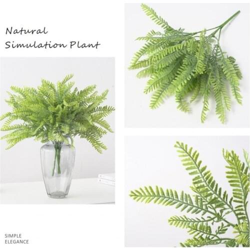 40%HOTSimulated Plastic Artificial Faux Grass LifelikeS1 Plant for Home Wedding Decoration