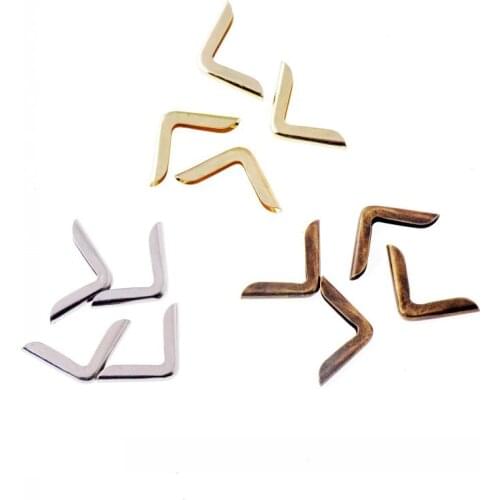 MIAOCHI 100Pcs Book Scrapbooking Albums Menus Folders Corner Protectors 15x21mm