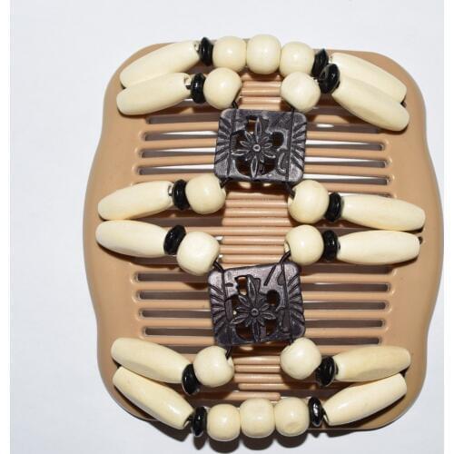 2018 20pcs/lot fashion white and black flower beads beautiful luxury christmas magic comb