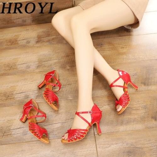 2020 Hot Selling Women Ballroom Dance Shoes Practice Performance Sandals Salsa Latin Dancing Shoes Slip-On Dance Shoes