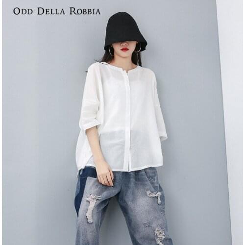 Женские хлопковые рубашки Odd Della Robbia China At AliExpress