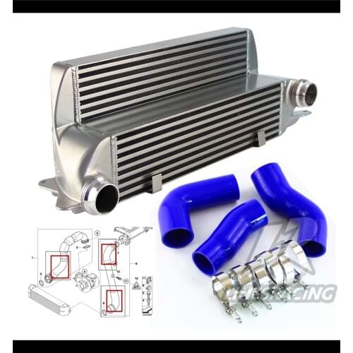 Fits For BMW E60 E61 5 Series 530d 525d Intercooler Silicone Turbo EGR Hose Kit