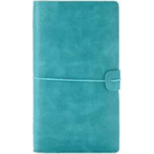 Retro A6 Travel Journal Poratable Notepad Vintage Travel Notebook PU Leathre Notepads for business Men Women