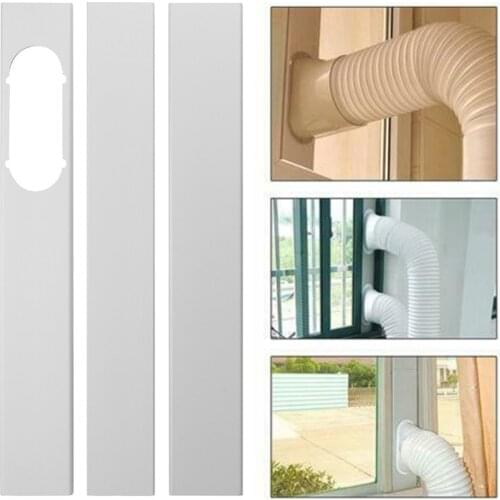 1Set djustable Portable Air Conditioner Window Kit Slide Plate Wind Shield Window Adapter Connector Air Conditioning