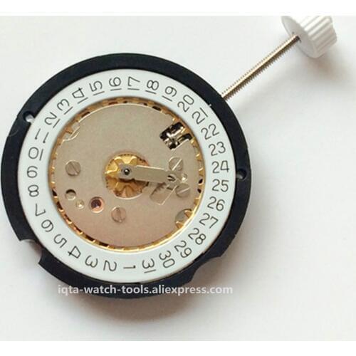 Switzerland New Ronda 585 movement three pins single calendar quartz movement without battery