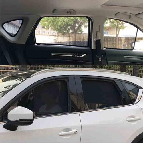 Sunproof Window Mesh For Mazda CX-5 2015~2020 Car Window Sunshade Gauze Mesh Sunshield Cover Magnetic Attraction Styling