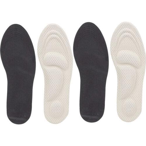 2Pair Shoes Insoles Arch Support Insoles Shoe Pad Shock Sweat Absorption Breathable Sponge Pain Relief Massage Insoles