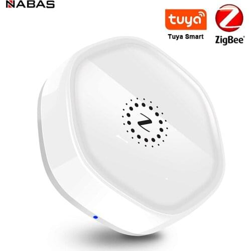 NABAS Tuya ZigBee Wireless Smart Gateway Automation System Application Voice Remote Control Cooperates With Alexa Google Home