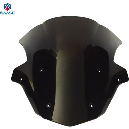 Waase Motorcycle Double Bubble Windscreen Windshield Shield Screen For Kawasaki Ninja ZX10R ZX-10R 2011 2012 2013 2014 2015