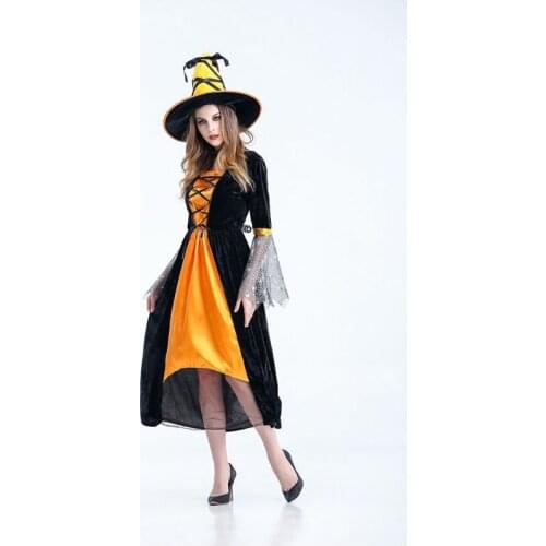 Fancy Dress Sexy Role-Playing Suit Witch Dress Women Halloween Cosplay Costume Womens Magic Moment Costume Horror Halloween