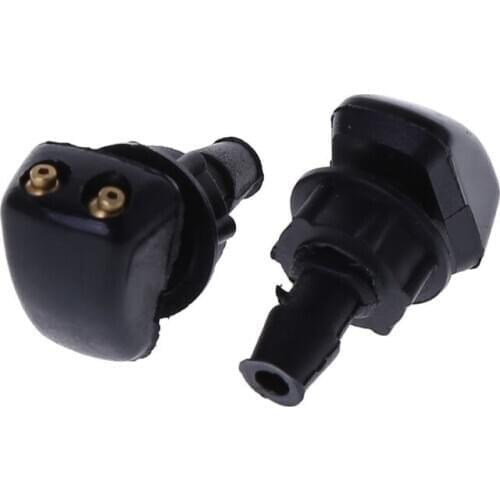 2 X Auto Car Front Windscreen Universal Washer Wiper Nozzle Water Spray DIY Kits For Vol~vo For V~W Replacement P82B