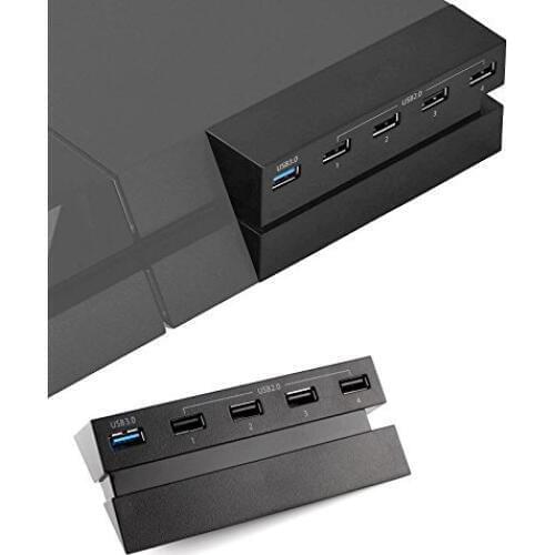 5 USB Port Hub for PS4, High Speed Charger Controller Splitter Expansion Adapter For Playsation 4 Console host Expand Hub