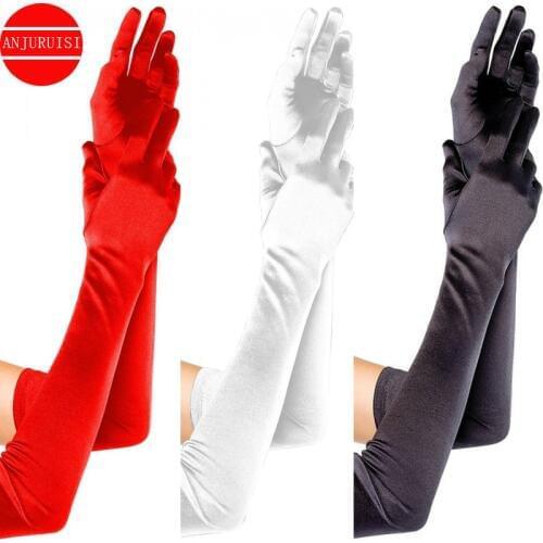 ANJURUISI Bridal Long Gloves