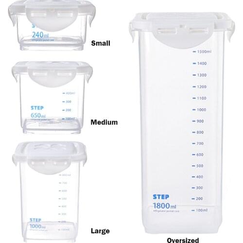 Preservation Multi-Scale Cylindrical Container Food Coarse Cereals Whole Grains Jar Scale Bottle Fresh Pot Dried Fruit Snack Box