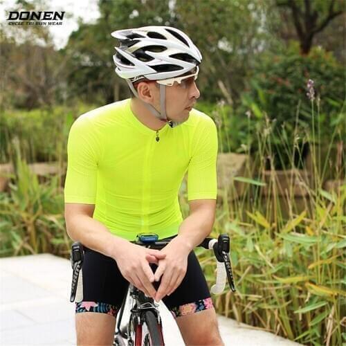 DONEN Summer Man Short Sleeve Cycling Jersey Ropa Ciclismo Racing Bike Clothes Mountain Bicycle Short Clothing Maillot