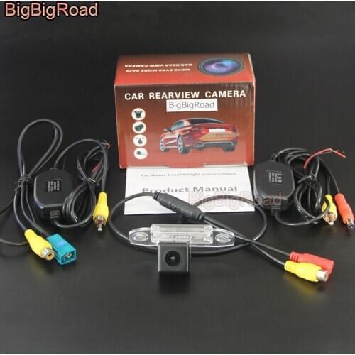 BigBigRoad For Volvo S80 S80L 2011 2012 2013 2014 2015 RCA Interface For Original Screen Compatible backup Camera
