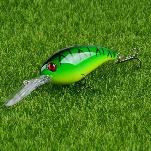 1pcs 3D Eyes Fishing Lure 10cm/15g High Quality Artificial Hard Bait Bass Crankbait 7 Colors Available Fishing Tackle