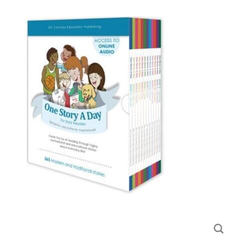 6-10 year 12book/set One Story A Day for Early Readers English picture books Children English Enlightenment book Early education