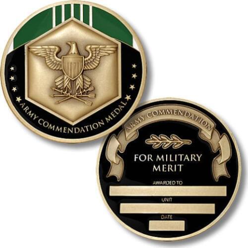 Coins Hot sale usa military coins good conduct coins medal low price custom us military service coins