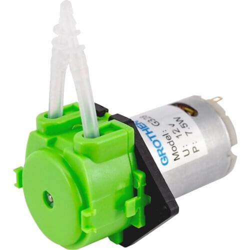Mini DC 24V/12V Pump for Dosing Pump Peristaltic Dosing Head For Lab Analytical With Water Pipe Fish Tank Aquarium Accessories