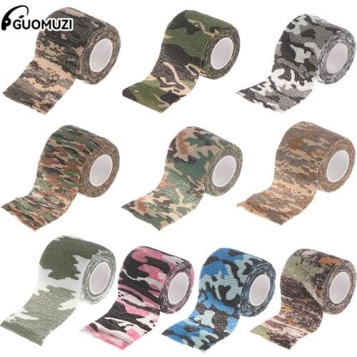 Self-adhesive Sports Fitness Elastic Bandage Waterproof Emergency Medical Treatment Gauze Tape Camouflage Elastoplast Bandage