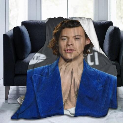 British singer soft blanket children sheet flannel baby bag sofa bedroom decoration adult gift