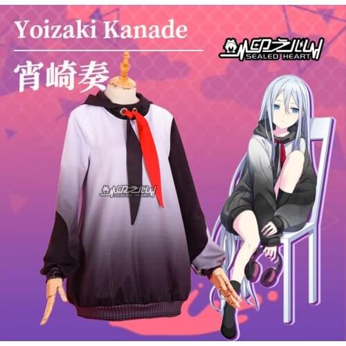 2021 New cosplay Color stage feat. cos Yoisaki Kanade cos suit loose sweater everyday costume LL