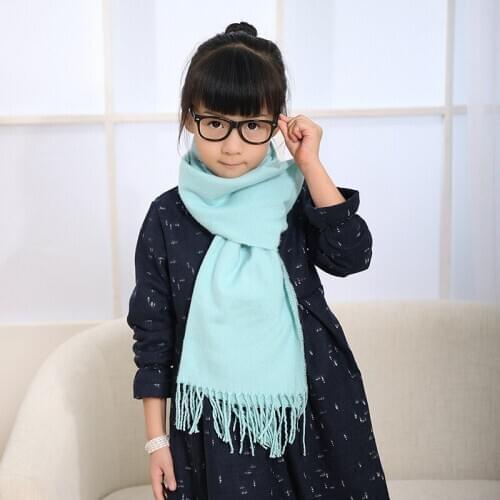New Design Tassel Autumn Winter Boys Girls Childrens Cashmere Kids Scarf Baby Unisex Ring Bufandas Scarves Shawls Neck Warmer