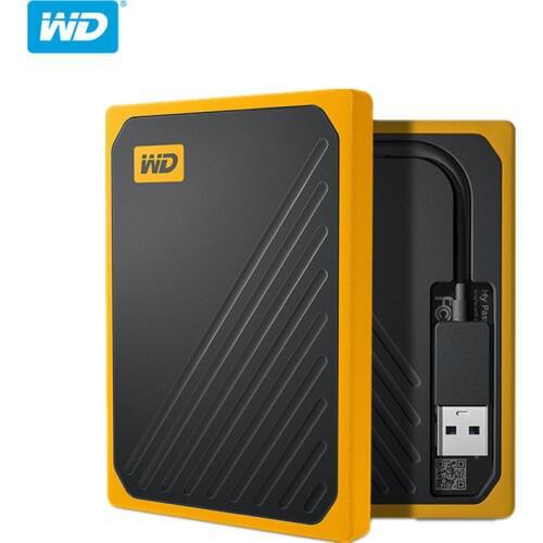 Original WD MY PASSPORT GO 2TB 1TB 500G Solid State Hard Drive Disk 400MB/S High Speed for Laptop