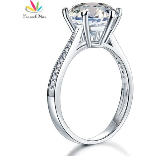 Peacock Star Rings With Diamonds