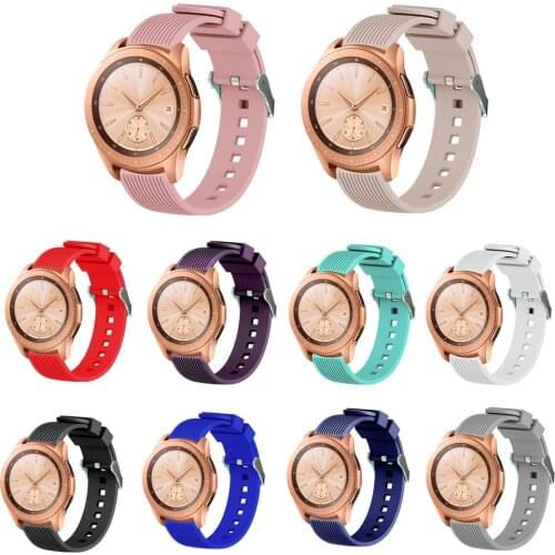 Silicone Strap For Samsung Galaxy Watch 42mm Watch Band Replacement Sport Bracelet For Xiaomi Huami Amazfit Bip 20mm Accessories