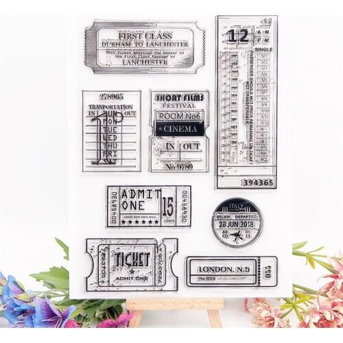 15.5x21.5cm labels Transparent Seal Clear Stamps Cutting Dies Roller Stamps DIY Scrapbook Album / Card Production Easter
