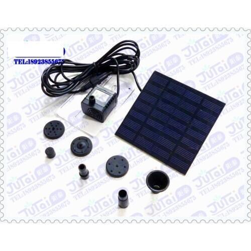 Smartlife Solar Powered Water Pump Panel Pond Fountain Submersible Pool Aquarium Garden Plants Landscape Watering Kit
