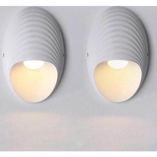 LED Indoor Lighting Wall Lamp Modern 6W Home Lighting Decoration Sconce Aluminum Lamp AC85-265V For Bath Corridor NR-209