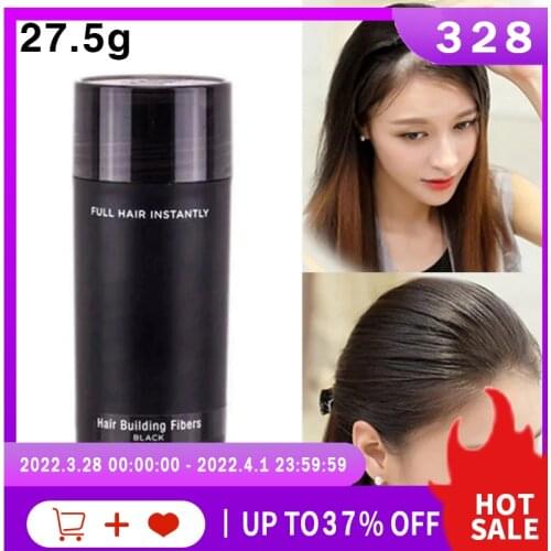 Top 27.5g Hair Building Fibers 9 Colors Hair Full Hair Instantly Fibras Capilares Fiber Hold Spray Powder Hair Treatment Tool