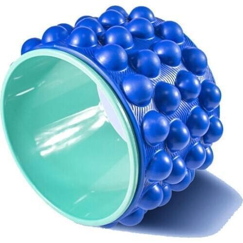 Yoga Pilates Circle TPE Yoga Fitness Roller Wheel Back Training Tool Slimming Magic Waist Shape Pilates Point Massage In Motion