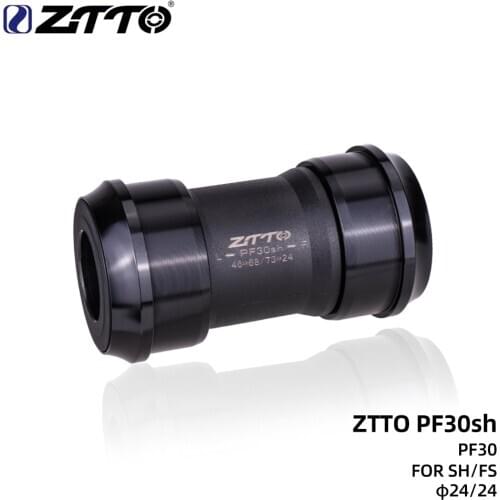 ZTTO PF30sh PF30 24 Adapter Bicycle Press Fit Bottom Brackets for MTB Road Mountain Bike Parts Prowheel 24mm Crankset chainset