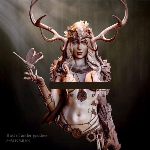 1/10 Resin bust model kits figure beauty colorless and self-assembled A-472