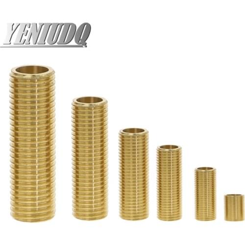 1/8" 1/4" 3/8" 1/2" 3/4" Male Thread Brass Pipe Hex Head Brass End Cap Plug Fitting Coupler Connector Adapter Copper