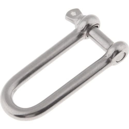 1/4 Inch Boat Marine 304 Stainless Steel Straight Anchor D Shackle