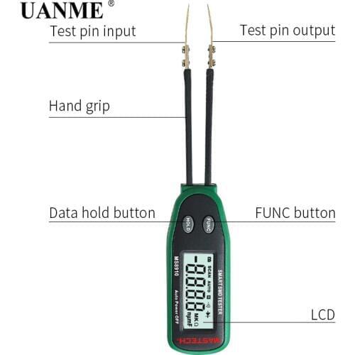 2018 Digital Multimeter 3000 counts Smart SMD RC Resistance Capacitance Diode Meter Tester Auto Scan MASTECH MS8910
