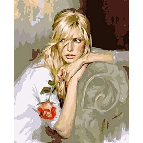 Full Diy square round Diamond Painting Daze woman Flower Embroidery Cross Stitch unicorn Needlework Christmas gift