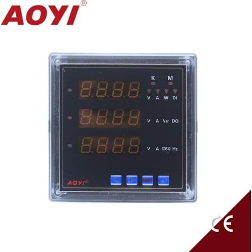 AOYI AY194C-9X4-UIP Multi function power meter electric power meter customized