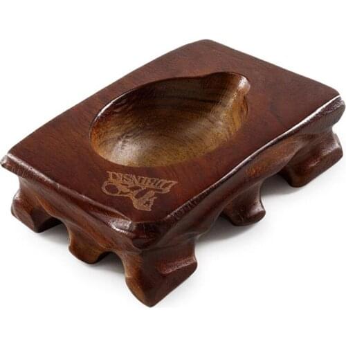 LUBINSKI Pear Wood Power Coating Pipe Rack Tobacco Cigar Cigarette Pipe Tool For Pipes Business Pipe Seat