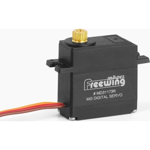 FreeWing 23g Metal Digital Servo 100mm Cable Length Forward / Reverse Digital Servo For RC Planes Remote Control Airplanes